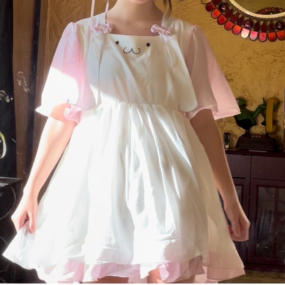 medium bunny pastel pink dress - Picture 1 of 2